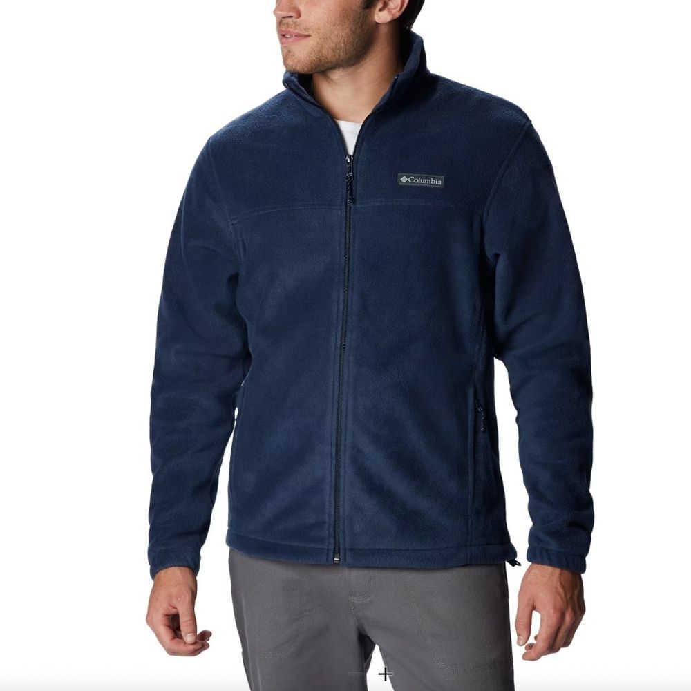 Columbia Men's Steens Mountain Fleece Full Zip Jacket Large Navy NWT